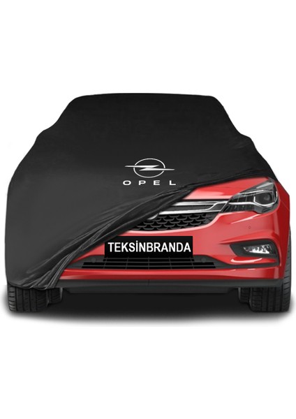 Opel Astra K Sports Tourer (2015 - 2021) Siyah Kumaş Araba Branda Logolu Kumaş Araba Brandası Penye Oto Branda