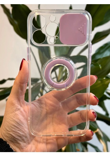 iPhone 13 Pro Max Şeffaf Mor Kamera Korumalı Silikon Kılıf modelleri