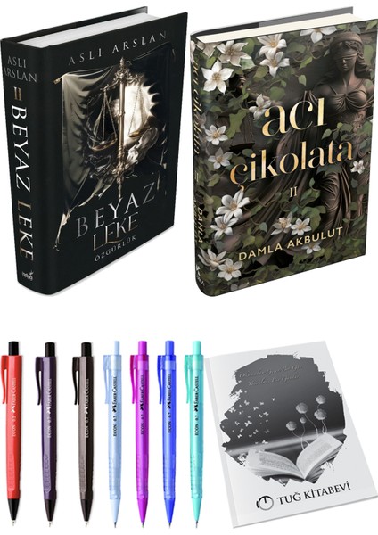 Acı Çikolata 2 (Ciltli) ve Beyaz Leke 2 / Özgürlük (Ciltli) (2'li Set)