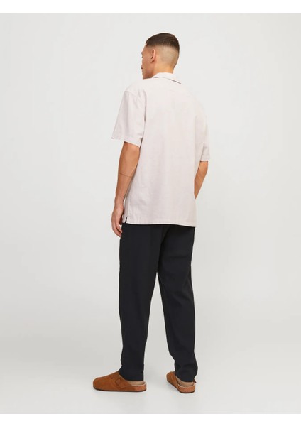 Erkek Tapered Fit Keten Pantolon - 12229699