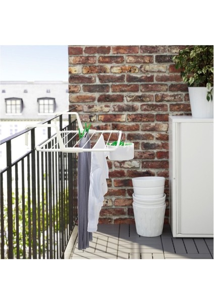 Çamaşır Askısı Kurutmalık Balkon Ray Kapı Üstübeyaz 77 x 49 cm Çelik fiyatları