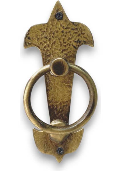 Pirinç Döküm Antik Sarı Rengi 16 cm Kapı Taktağı/kapı Tokmağı