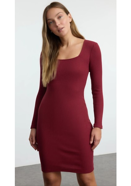 Bisiklet Yaka Kaşkorse Kare Yaka Elbise fiyatları