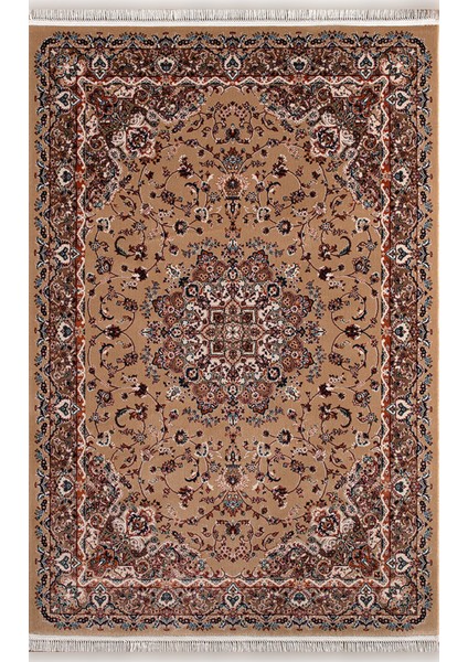 Jasmin IJ04C Yumuşak Dokulu Etnik ve Geleneksel Motifli 120 Tarak Ipek Halı