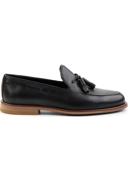 Siyah Leather Erkek Klasik Ayakkabı E01755302040