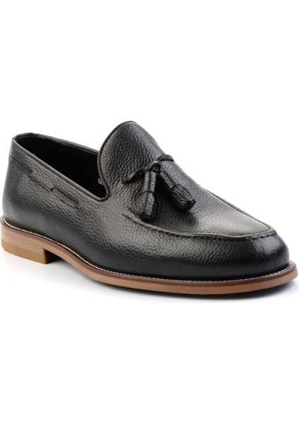 Siyah Leather Erkek Klasik Ayakkabı E01755302040