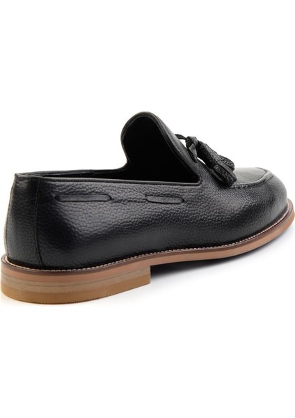 Siyah Leather Erkek Klasik Ayakkabı E01755302040