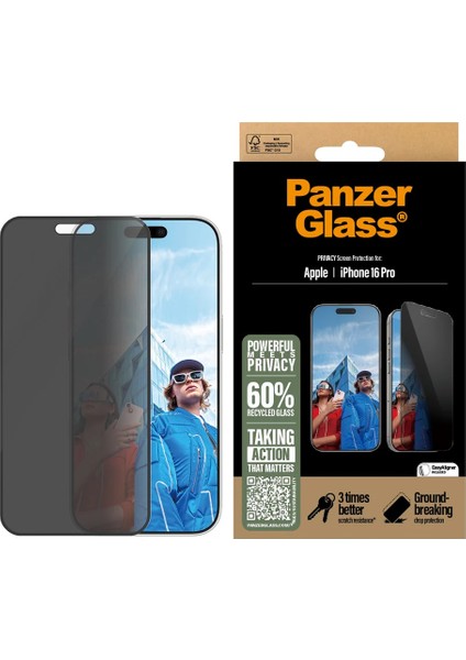 Apple iPhone 16 Pro Uwf Hayalet Cam Ekran Koruyucu