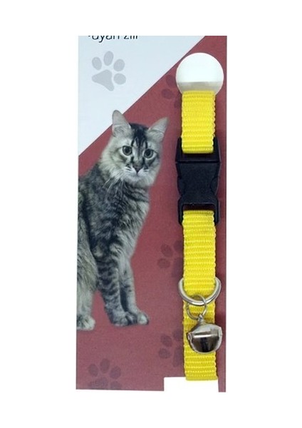 Elastik Ayarlanabilir Çıngıraklı Kedi Tassması