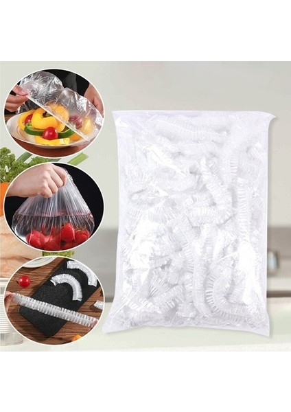 100 Adet Lastikli Tazeliği Koruyan Tencere ve Tabak Bonesi fırsatları