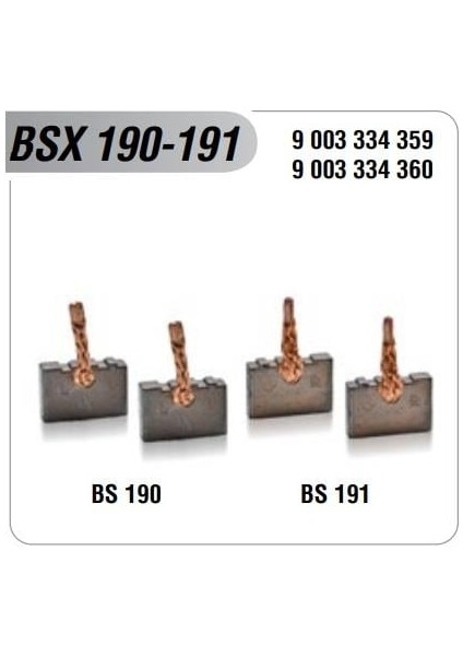 Marş Kömürü Bosch Tipi Ym 24V (4 Ad)