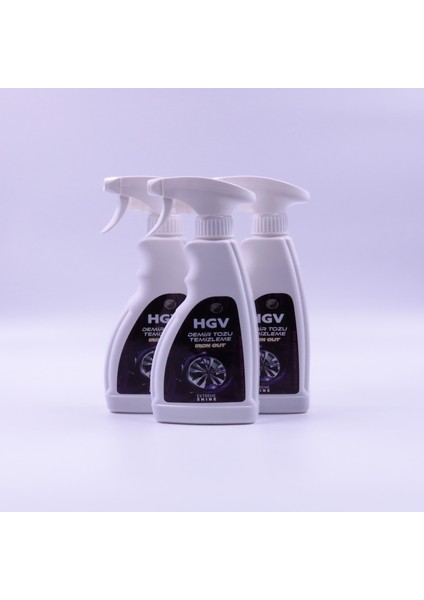 3'lü Avantaj Set, Demir Tozu Temizleyici 500 Ml, Ekstra Parlaklık, Sprey Başlıklı, Hızlı ve Etkili