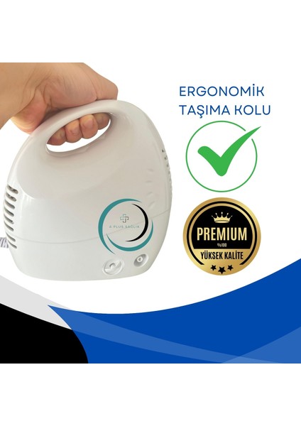 Nebülizatör Kompakt Kompresörlü Atomizer Buhar Ayarlı Yüksek Kalite Buhar Makinesi