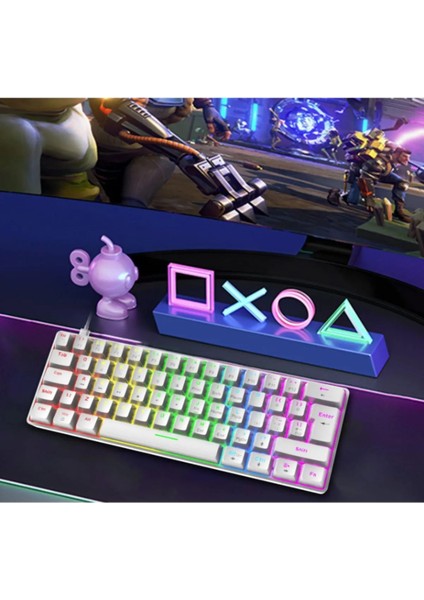 Rgb %60 Mini Mekanik Oyun Klavyesi