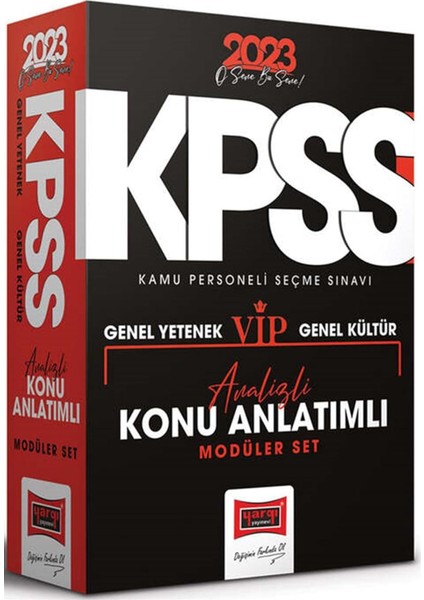 Yayınları 2023 Kpss Genel Kültür Genel Yetenek Tüm Dersler Konu Anlatımlı Modüler Set