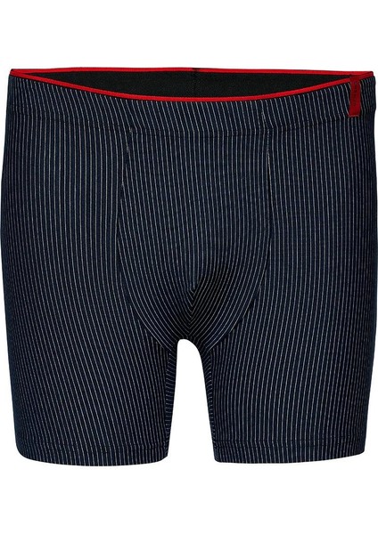 Siyah-Lacivert-Gri 3'lü Pamuk Elastan Çizgili Boxer 14923 fiyatları