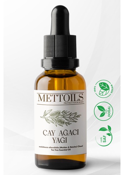 Çay Ağacı Yağı - Saf Ve Doğal Tea Tree Oil 10ml