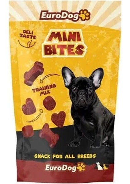 Euro Dog Mini Bites Kuzu Etli Köpek Ödül Maması 100 gr