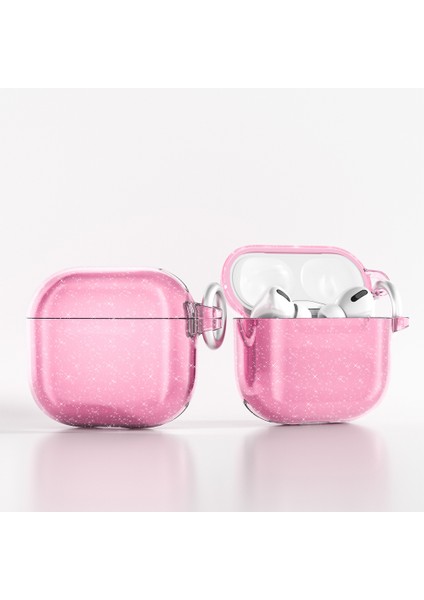 Apple Airpods 4 Allstar Airbag 32 Parlayan Simli Saydam Renkli Kılıf