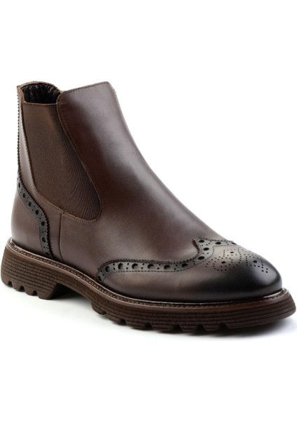 Kahve Leather Erkek Bot & Bootie E02757713241
