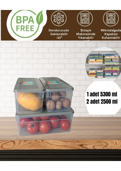 Saklama Kabı Buzdolabı Organizer Set Buzdolabı Düzenleyici Difriz Uyumlu Saklama Kabı