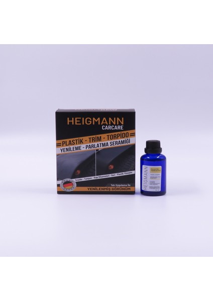 Plastik-Trim-Torpido Yenileme ve Parlatma Seramiği 50 Ml, Plastik Yenileyici, Nano Formül