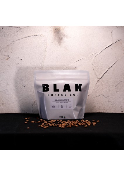 Colombia Supremo Medellin Çekirdek Kahve - 250 Gr.
