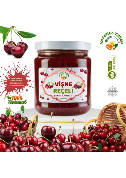 Vişne Reçeli (Şeker İlavesiz)