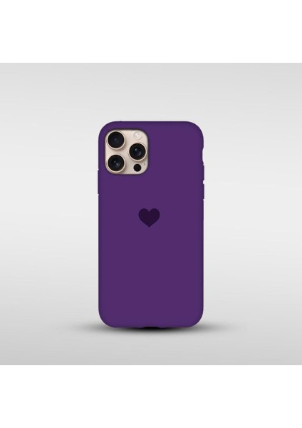 iPhone 13 Pro Max Uyumlu Kalp Baskılı Silikon Lansman Kılıf