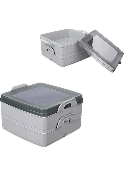 2 Katlı Kapaklı Saklama Kabı- Beslenme Kabı- Sefer Tası Diyet Kabı modelleri