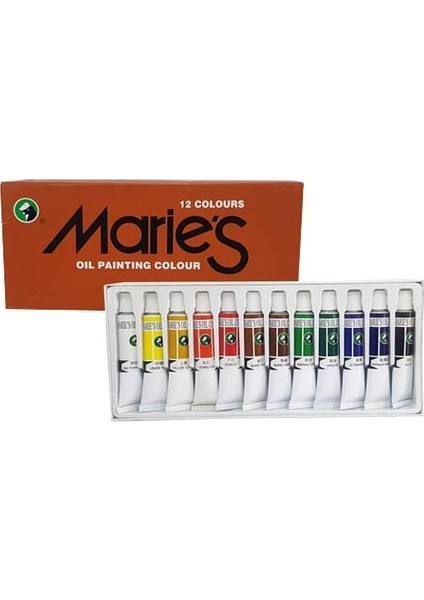 12 Renk Yağlı Boya