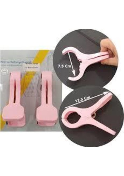 Oz cm ax Mont - Battaniye ve Plaj Havlusu Mandalı- x l - 2 Adet