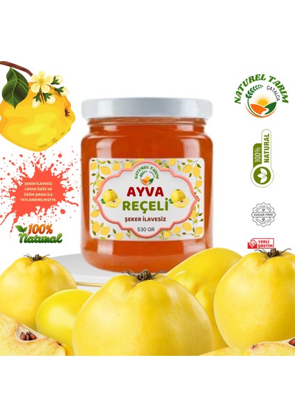 Ayva Reçeli Şeker İlavesiz