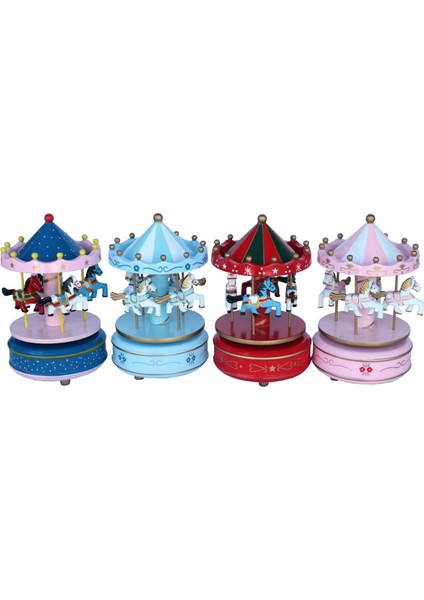 Nostaljik El Yapımı Atlıkarınca Müzik Kutusu