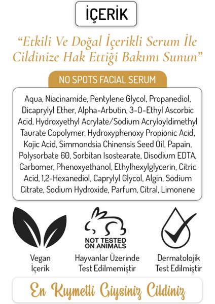 Cilt Tonu Aydınlatıcı Serum Pigmentasyon Serumu 30ml modelleri