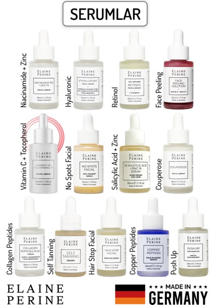 %15 C Vitamini + %1 E Vitamini Serumu Cilt Tonu Açıcı Aydınlatıcı Kolajen Artırıcı Serum 30ml fırsatları