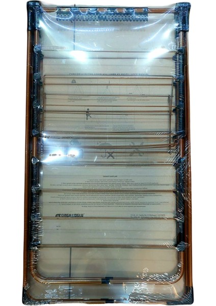 New Siyah-Bakır CC-250 Açelya Ince Telli Çamaşır Kurutma Askısı