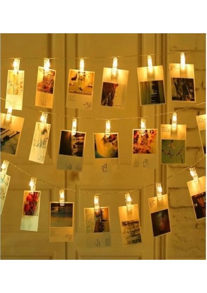 Işıklı Mandallı Fotoğraf Albümü 5m - 30 LED fırsatları