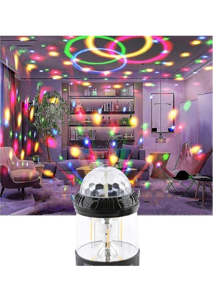 Disko Toplu LED Kamp Lambası 20W Çok Fonksiyonlu Portatif El Feneri