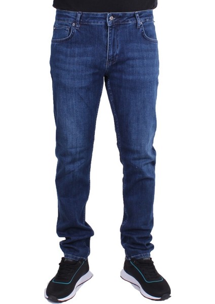 Panama 767-02 Lacivert Düşük Bel Dar Paça Erkek Jeans Pantolon fiyatları