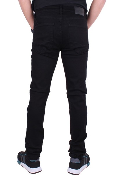 Panama 731-01 Siyah Düşük Bel Dar Paça Erkek Jeans Pantolon fırsatları