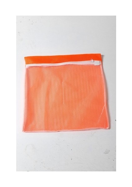 Turuncu - Fermuarlı - Hassas Çamaşır Terlik Ayakkabı Yıkama Filesi Büyük Boy indirimleri