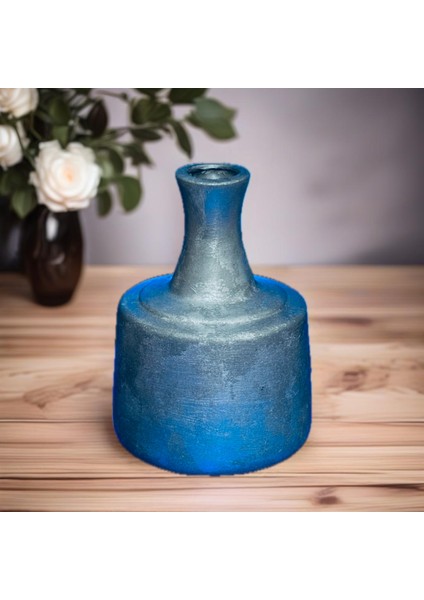 Metalik Gümüş Varak Vazo fiyatları