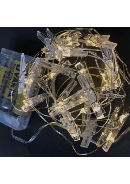 Işıklı Mandallı Fotoğraf Albümü 5m - 30 LED fırsatları