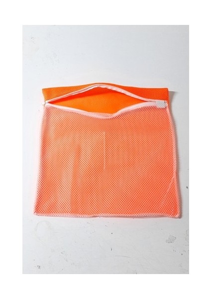 Turuncu - Fermuarlı - Hassas Çamaşır Terlik Ayakkabı Yıkama Filesi Büyük Boy indirimleri