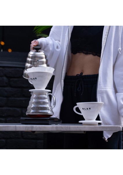 V60 Cam Filtre Kahve Sürahisi - 600 Ml.