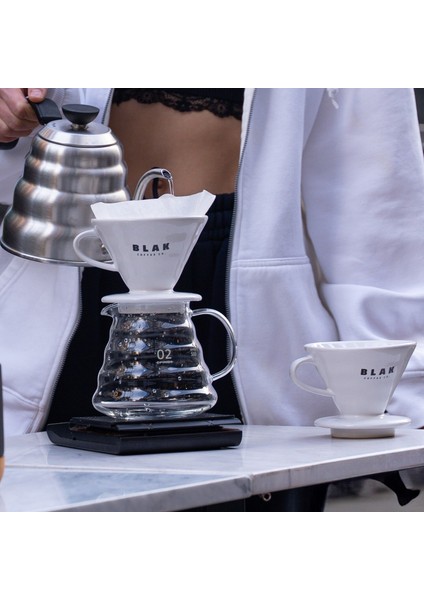 V60 Cam Filtre Kahve Sürahisi - 600 Ml.