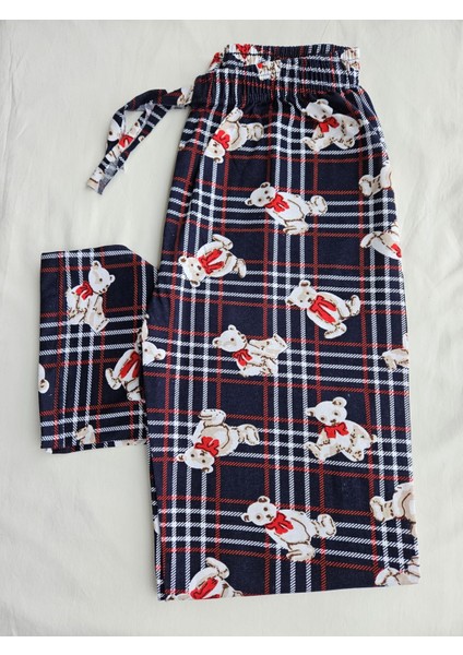 Lacivert Ayıcıklı Pijama Altı