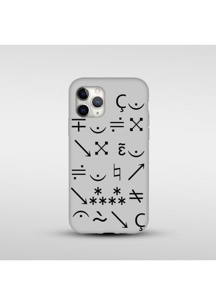 iPhone 12 Pro Max Uyumlu Kalp Baskılı Silikon Lansman Kılıf