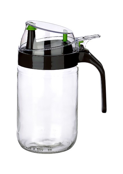 Cam Yağdanlık - Kulplu Sirkelik Sosluk 660 ml (368368)